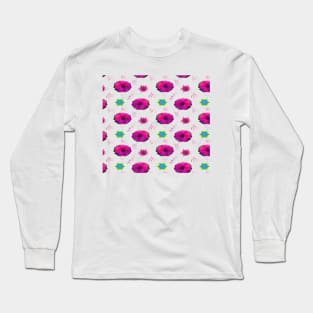 Floral Pattern Design Long Sleeve T-Shirt